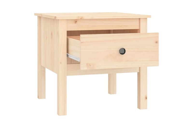 beBasic sideborde 2 stk. 50x50x49 cm massivt fyrretræ - Brun - Opbevaring - Opbevaringsmøbler - Skænke & sideboards