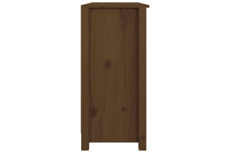 beBasic skænk 100x35x74 cm massivt fyrretræ gyldenbrun - Brun - Opbevaring - Opbevaringsmøbler - Skænke & sideboards