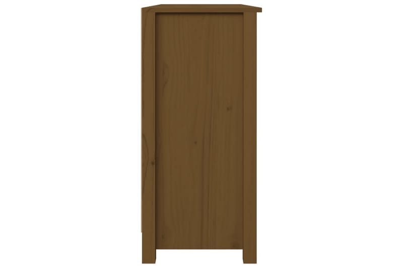 beBasic skænk 100x35x74 cm massivt fyrretræ gyldenbrun - Brun - Opbevaring - Opbevaringsmøbler - Skænke & sideboards