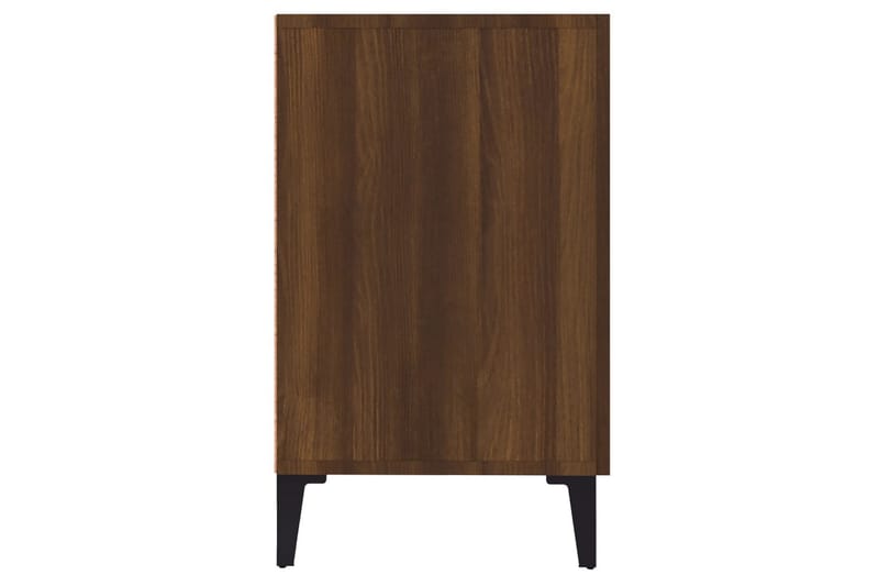 beBasic skænk 100x36x60 cm konstrueret træ brun egetræsfarve - Brun - Skænke & sideboards