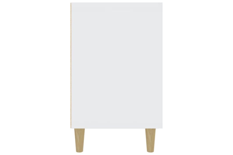 beBasic skænk 100x36x60 cm konstrueret træ hvid - Hvid - Opbevaring - Opbevaringsmøbler - Skænke & sideboards