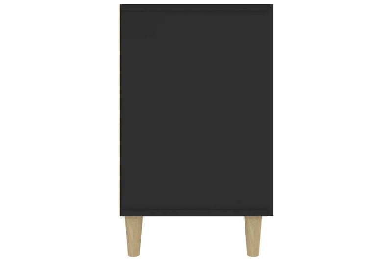 beBasic skænk 100x36x60 cm konstrueret træ sort - Sort - Skænke & sideboards