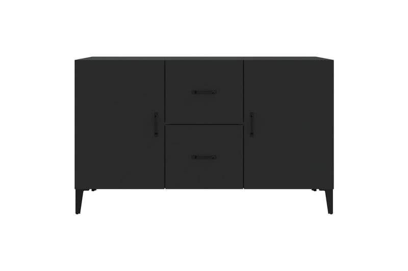 beBasic skænk 100x36x60 cm konstrueret træ sort - Sort - Skænke & sideboards