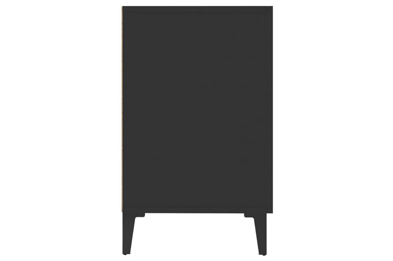 beBasic skænk 100x36x60 cm konstrueret træ sort - Sort - Skænke & sideboards