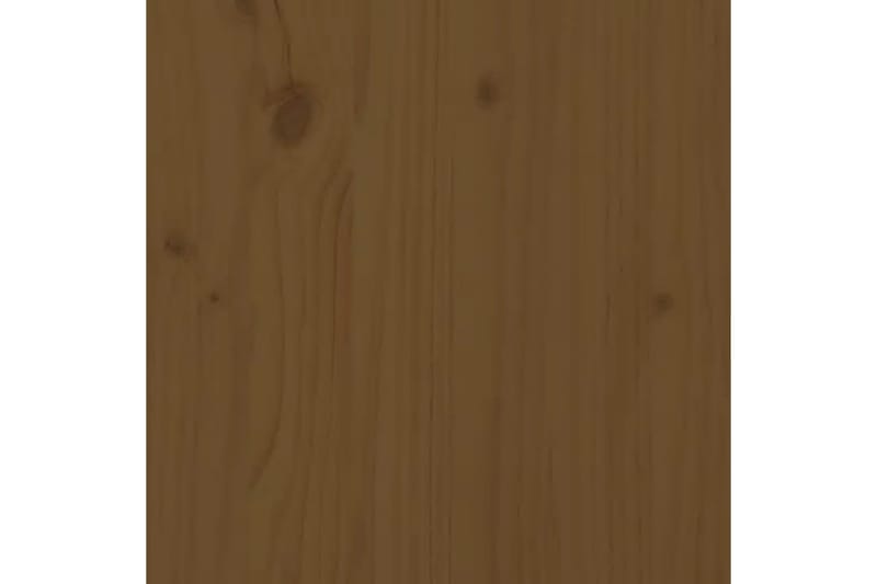 beBasic skænk 110,5x35x80 cm massivt fyrretræ gyldenbrun - Brun - Opbevaring - Opbevaringsmøbler - Skænke & sideboards