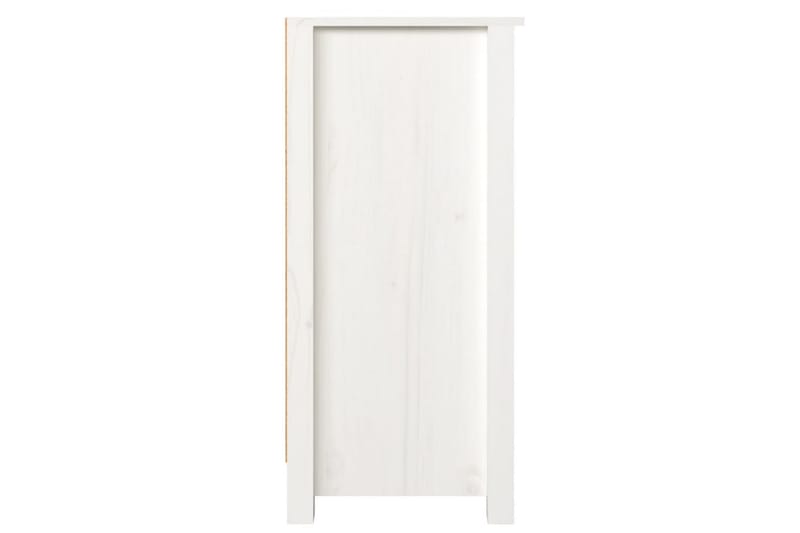 beBasic skænk 110x35x74 cm massivt fyrretræ hvid - Hvid - Opbevaring - Opbevaringsmøbler - Skænke & sideboards