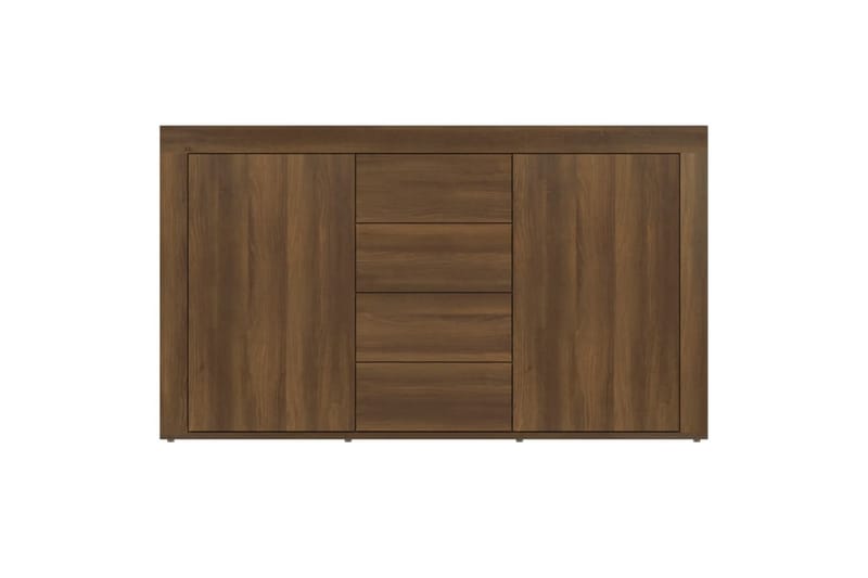 beBasic skænk 120x36x69 cm konstrueret træ brun egetræsfarve - Brun - Skænke & sideboards