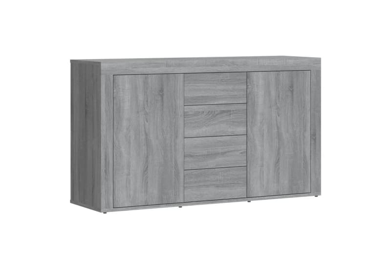 beBasic skænk 120x36x69 cm konstrueret træ grå sonoma-eg - GrÃ¥ - Opbevaring - Opbevaringsmøbler - Skænke & sideboards