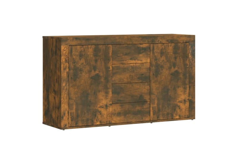 beBasic skænk 120x36x69 cm konstrueret træ røget egetræsfarve - Brun - Opbevaring - Opbevaringsmøbler - Skænke & sideboards