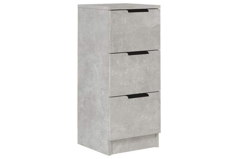 beBasic skænk 30x30x70 cm konstrueret træ betongrå - GrÃ¥ - Skænke & sideboards