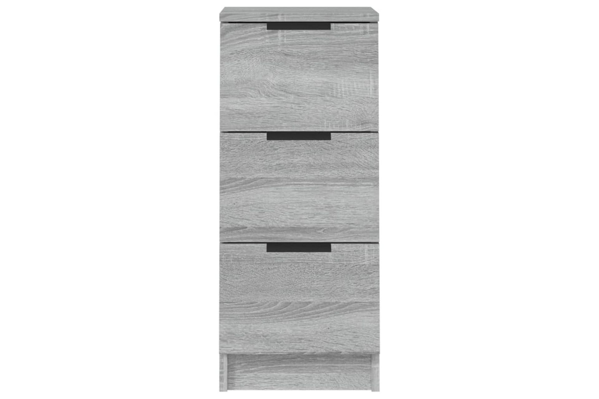 beBasic skænk 30x30x70 cm konstrueret træ grå sonoma-eg - GrÃ¥ - Opbevaring - Opbevaringsmøbler - Skænke & sideboards