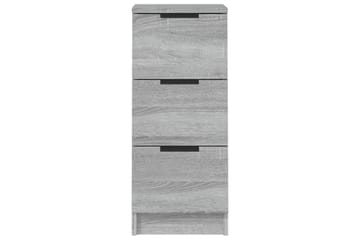 beBasic skænk 30x30x70 cm konstrueret træ grå sonoma-eg - GrÃ¥ - Opbevaring - Opbevaringsmøbler - Skænke & sideboards
