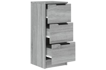 beBasic skænk 30x30x70 cm konstrueret træ grå sonoma-eg - GrÃ¥ - Opbevaring - Opbevaringsmøbler - Skænke & sideboards