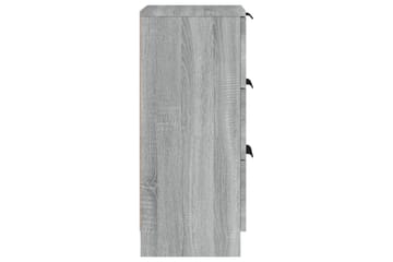beBasic skænk 30x30x70 cm konstrueret træ grå sonoma-eg - GrÃ¥ - Opbevaring - Opbevaringsmøbler - Skænke & sideboards