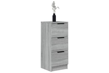 beBasic skænk 30x30x70 cm konstrueret træ grå sonoma-eg - GrÃ¥ - Opbevaring - Opbevaringsmøbler - Skænke & sideboards