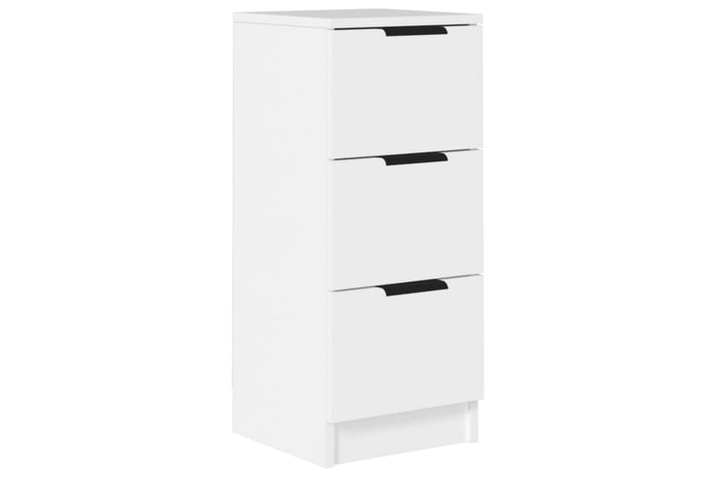 beBasic skænk 30x30x70 cm konstrueret træ hvid - Hvid - Skænke & sideboards