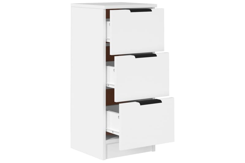 beBasic skænk 30x30x70 cm konstrueret træ hvid - Hvid - Opbevaring - Opbevaringsmøbler - Skænke & sideboards