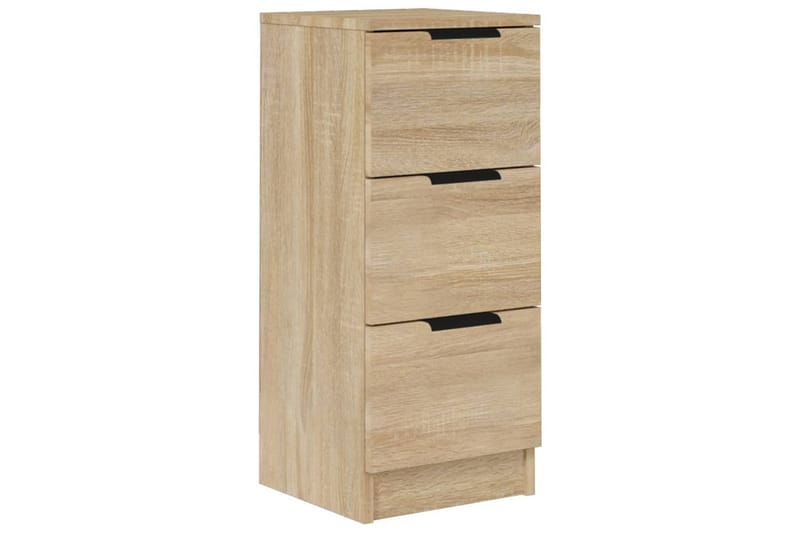 beBasic skænk 30x30x70 cm konstrueret træ sonoma-eg - Brun - Skænke & sideboards