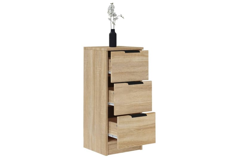 beBasic skænk 30x30x70 cm konstrueret træ sonoma-eg - Brun - Opbevaring - Opbevaringsmøbler - Skænke & sideboards