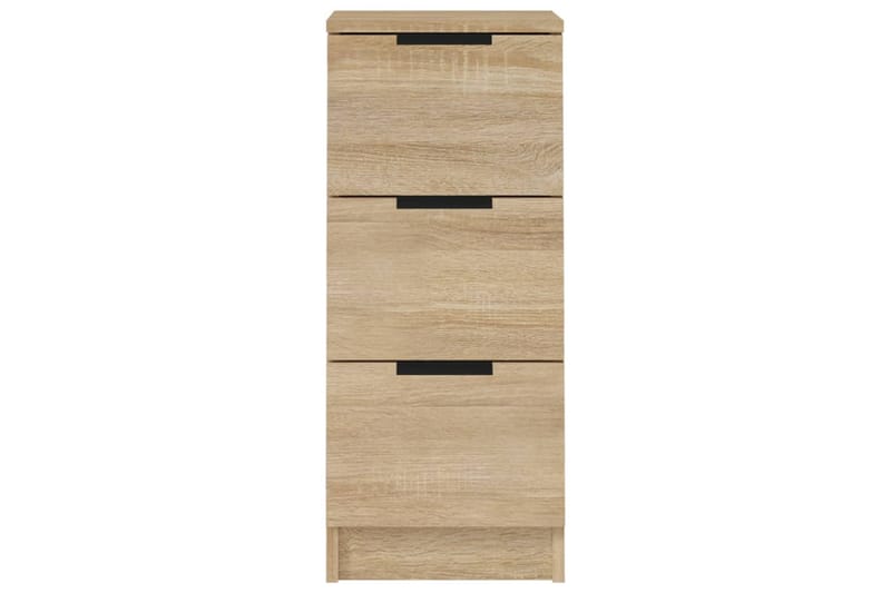 beBasic skænk 30x30x70 cm konstrueret træ sonoma-eg - Brun - Skænke & sideboards