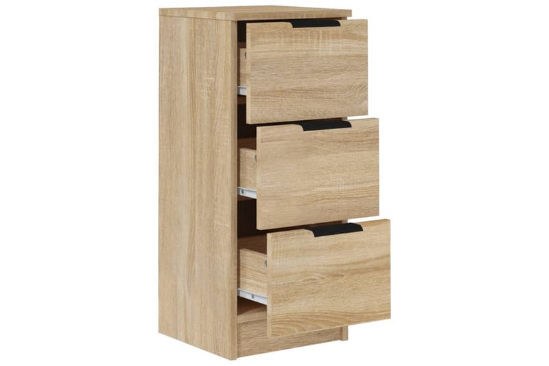 beBasic skænk 30x30x70 cm konstrueret træ sonoma-eg - Brun - Skænke & sideboards