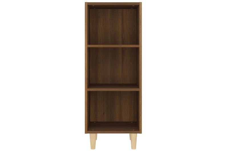 beBasic skænk 34,5x32,5x90 cm konstrueret træ brun egetræsfarve - Brun - Opbevaring - Opbevaringsmøbler - Skænke & sideboards