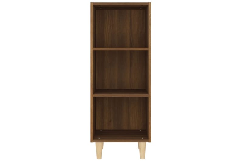 beBasic skænk 34,5x32,5x90 cm konstrueret træ brun egetræsfarve - Brun - Skænke & sideboards