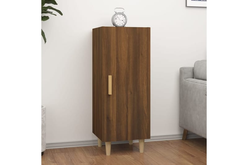 beBasic skænk 34,5x34x90 cm konstrueret træ brun egetræsfarve - Brun - Skænke & sideboards