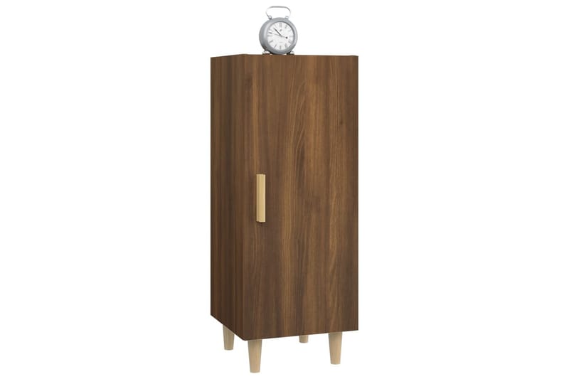 beBasic skænk 34,5x34x90 cm konstrueret træ brun egetræsfarve - Brun - Skænke & sideboards