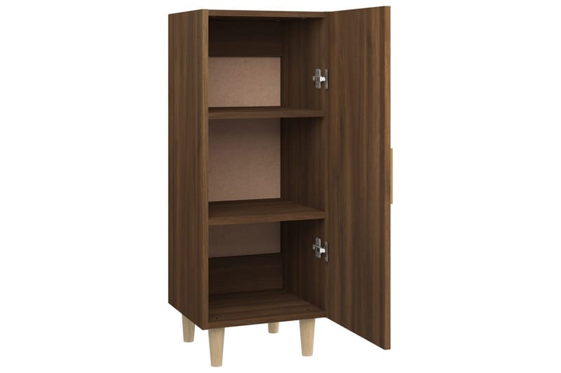 beBasic skænk 34,5x34x90 cm konstrueret træ brun egetræsfarve - Brun - Skænke & sideboards