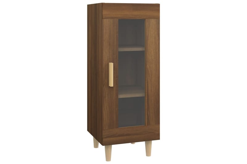 beBasic skænk 34,5x34x90 cm konstrueret træ brun egetræsfarve - Brun - Skænke & sideboards