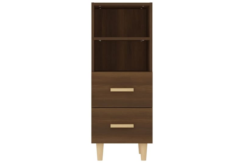 beBasic skænk 34,5x34x90 cm konstrueret træ brun egetræsfarve - Brun - Skænke & sideboards