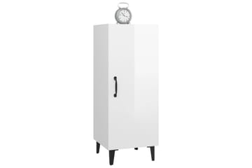 beBasic skænk 34,5x34x90 cm konstrueret træ hvid højglans - Hvid - Opbevaring - Opbevaringsmøbler - Skænke & sideboards