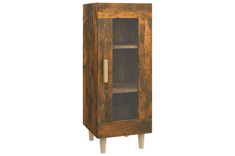 beBasic skænk 34,5x34x90 cm konstrueret træ røget egetræsfarve - Brun - Opbevaring - Opbevaringsmøbler - Skænke & sideboards
