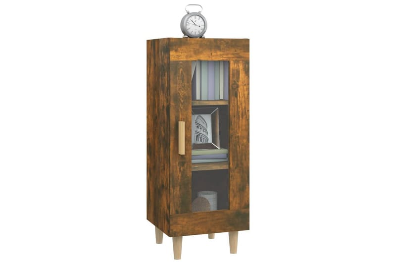 beBasic sk�ænk 34,5x34x90 cm konstrueret træ røget egetræsfarve - Brun - Skænke & sideboards