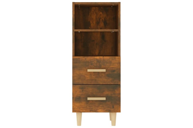 beBasic skænk 34,5x34x90 cm konstrueret træ røget egetræsfarve - Brun - Skænke & sideboards