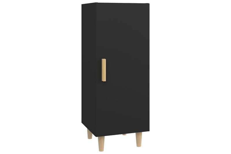 beBasic skænk 34,5x34x90 cm konstrueret træ sort - Sort - Skænke & sideboards