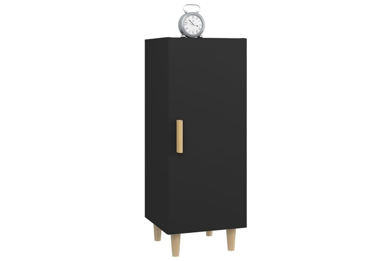 beBasic skænk 34,5x34x90 cm konstrueret træ sort - Sort - Skænke & sideboards