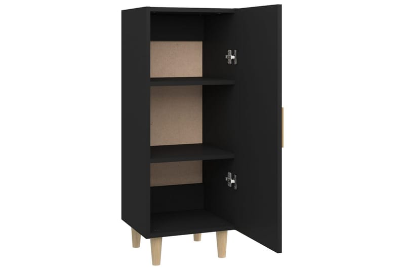 beBasic skænk 34,5x34x90 cm konstrueret træ sort - Sort - Skænke & sideboards