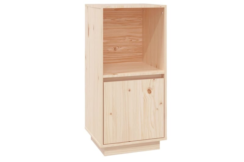 beBasic skænk 38x35x80 cm massivt fyrretræ - Brun - Skænke & sideboards