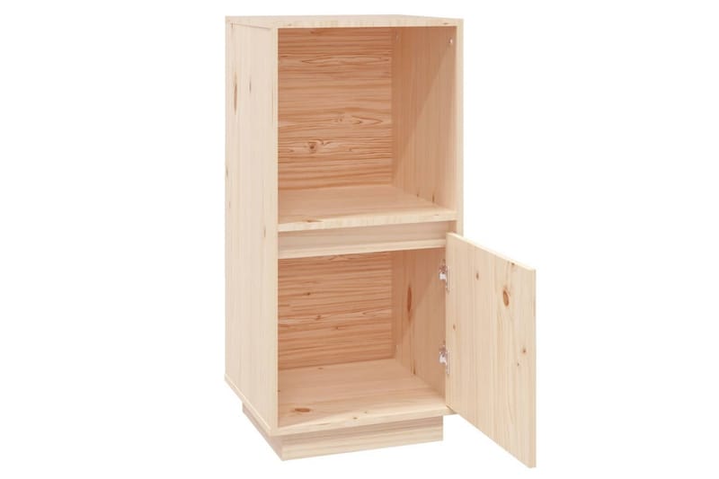 beBasic skænk 38x35x80 cm massivt fyrretræ - Brun - Skænke & sideboards