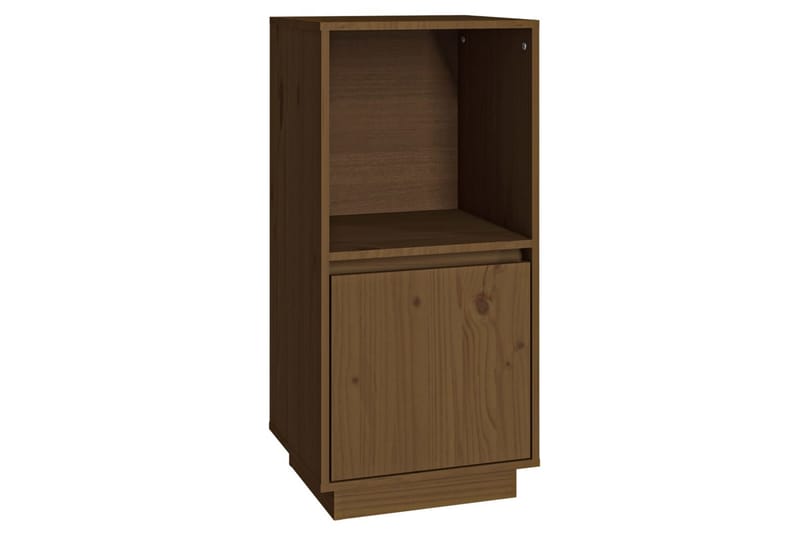 beBasic skænk 38x35x80 cm massivt fyrretræ gyldenbrun - Brun - Skænke & sideboards