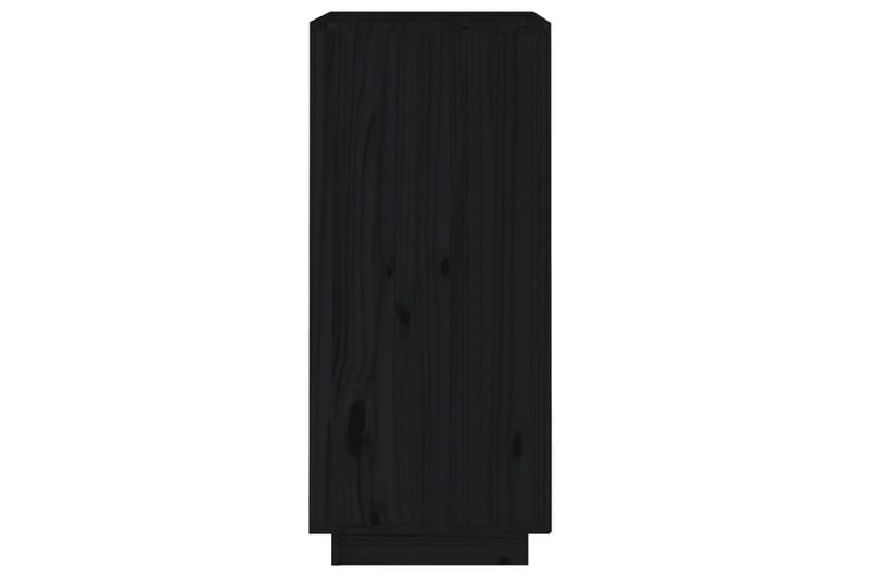 beBasic skænk 38x35x80 cm massivt fyrretræ sort - Sort - Skænke & sideboards