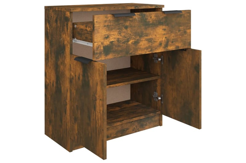 beBasic skænk 60x30x70 cm konstrueret træ røget egetræsfarve - Brun - Opbevaring - Opbevaringsmøbler - Skænke & sideboards