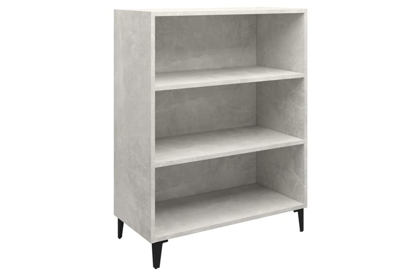 beBasic skænk 69,5x32,5x90 cm konstrueret træ betongrå - GrÃ¥ - Opbevaring - Opbevaringsmøbler - Skænke & sideboards