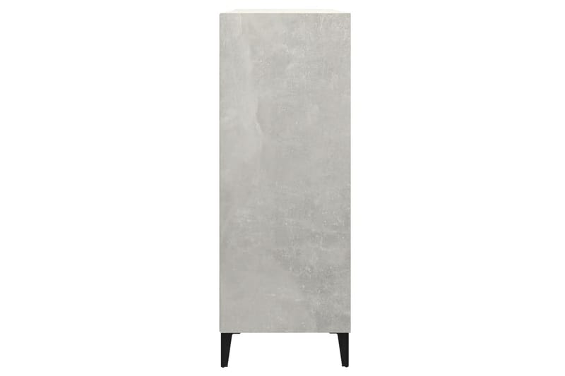 beBasic skænk 69,5x32,5x90 cm konstrueret træ betongrå - GrÃ¥ - Opbevaring - Opbevaringsmøbler - Skænke & sideboards