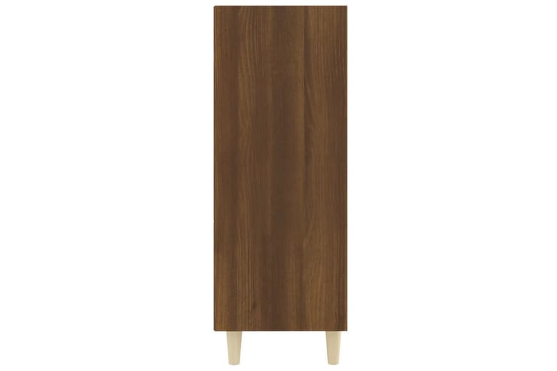 beBasic skænk 69,5x32,5x90 cm konstrueret træ brun egetræsfarve - Brun - Skænke & sideboards