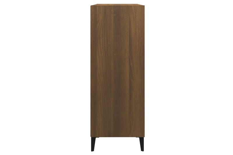 beBasic skænk 69,5x32,5x90 cm konstrueret træ brun egetr�æsfarve - Brun - Skænke & sideboards