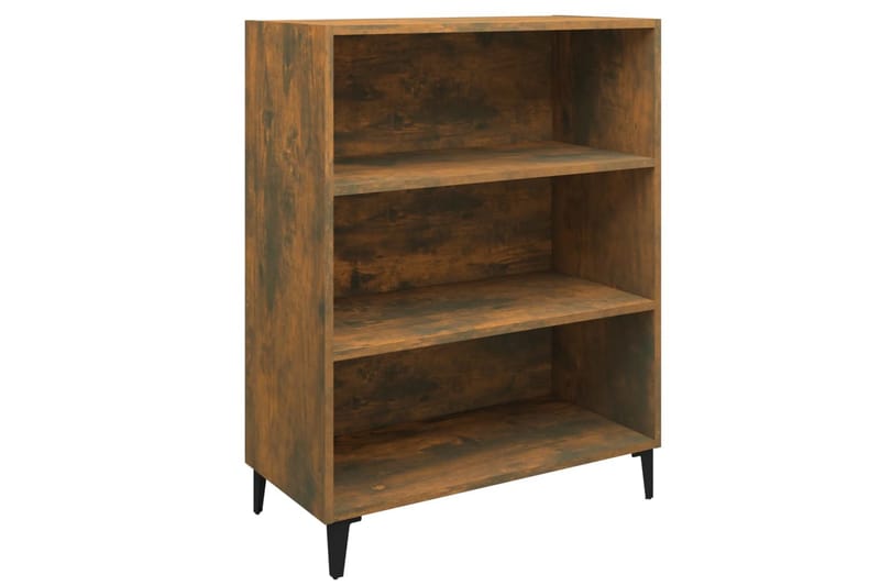 beBasic skænk 69,5x32,5x90 cm konstrueret træ røget egetræsfarve - Brun - Skænke & sideboards