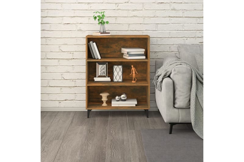 beBasic skænk 69,5x32,5x90 cm konstrueret træ røget egetræsfarve - Brun - Opbevaring - Opbevaringsmøbler - Skænke & sideboards